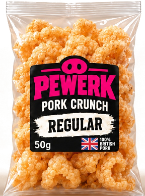 PEWERK Pork Crunch Regular approved pack